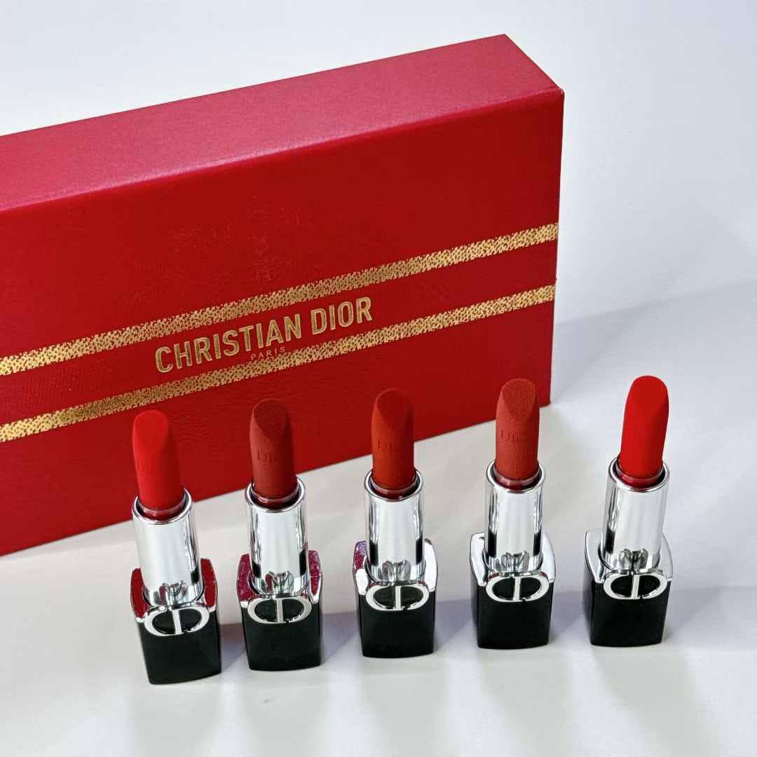 Chritian Dior Lipstick Set 5 Pcs